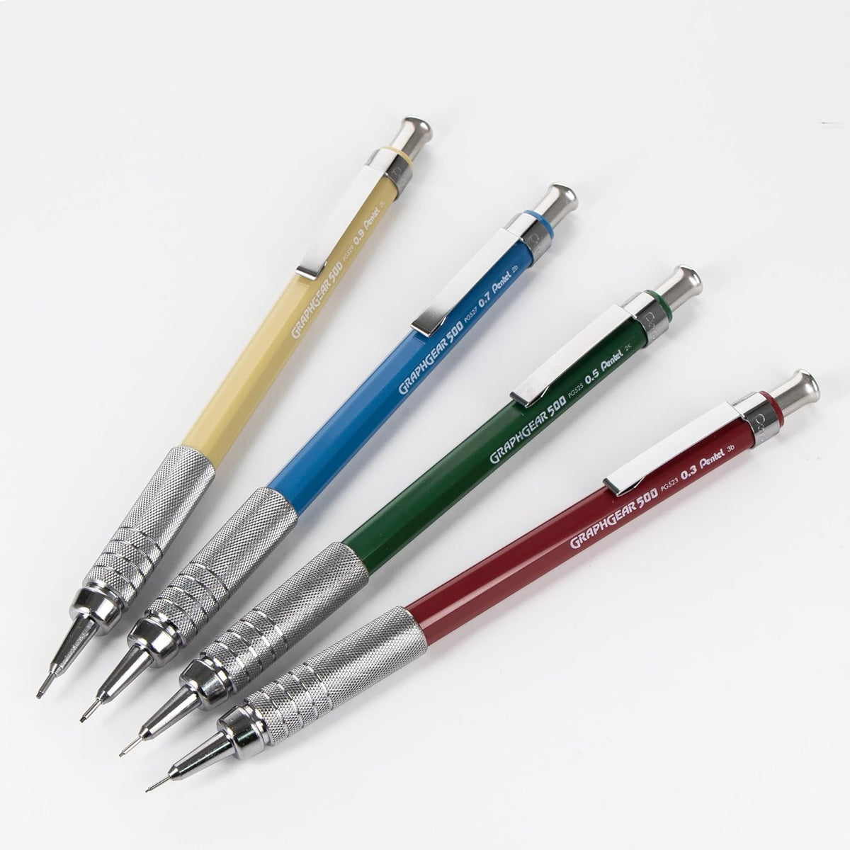 Pentel GraphGear 500 Limited Edition Box Set – Classic Colors (Set of 4)
