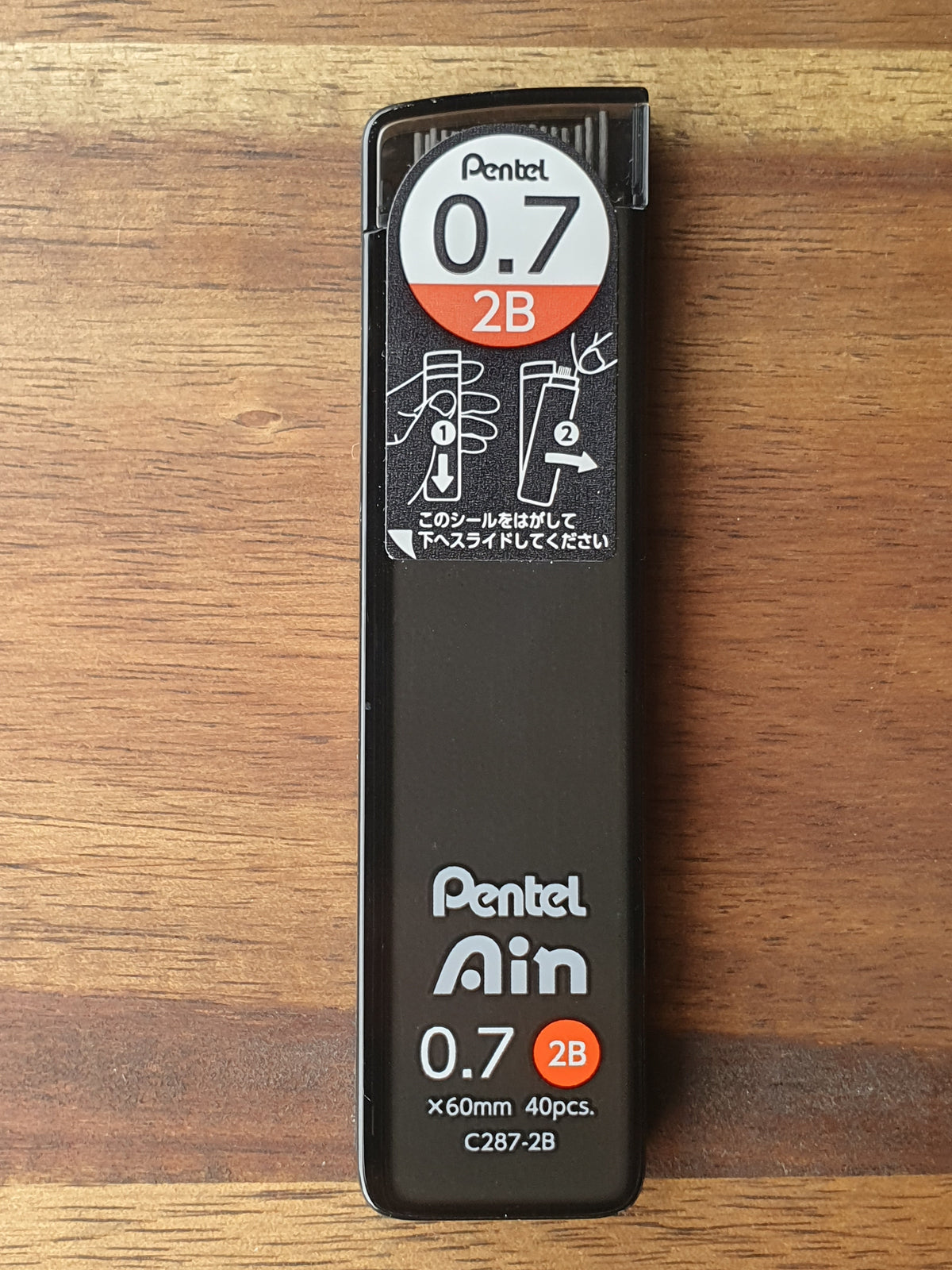 Pentel Ain 0.7mm Mechanical Pencil Lead Refill (40 Leads)