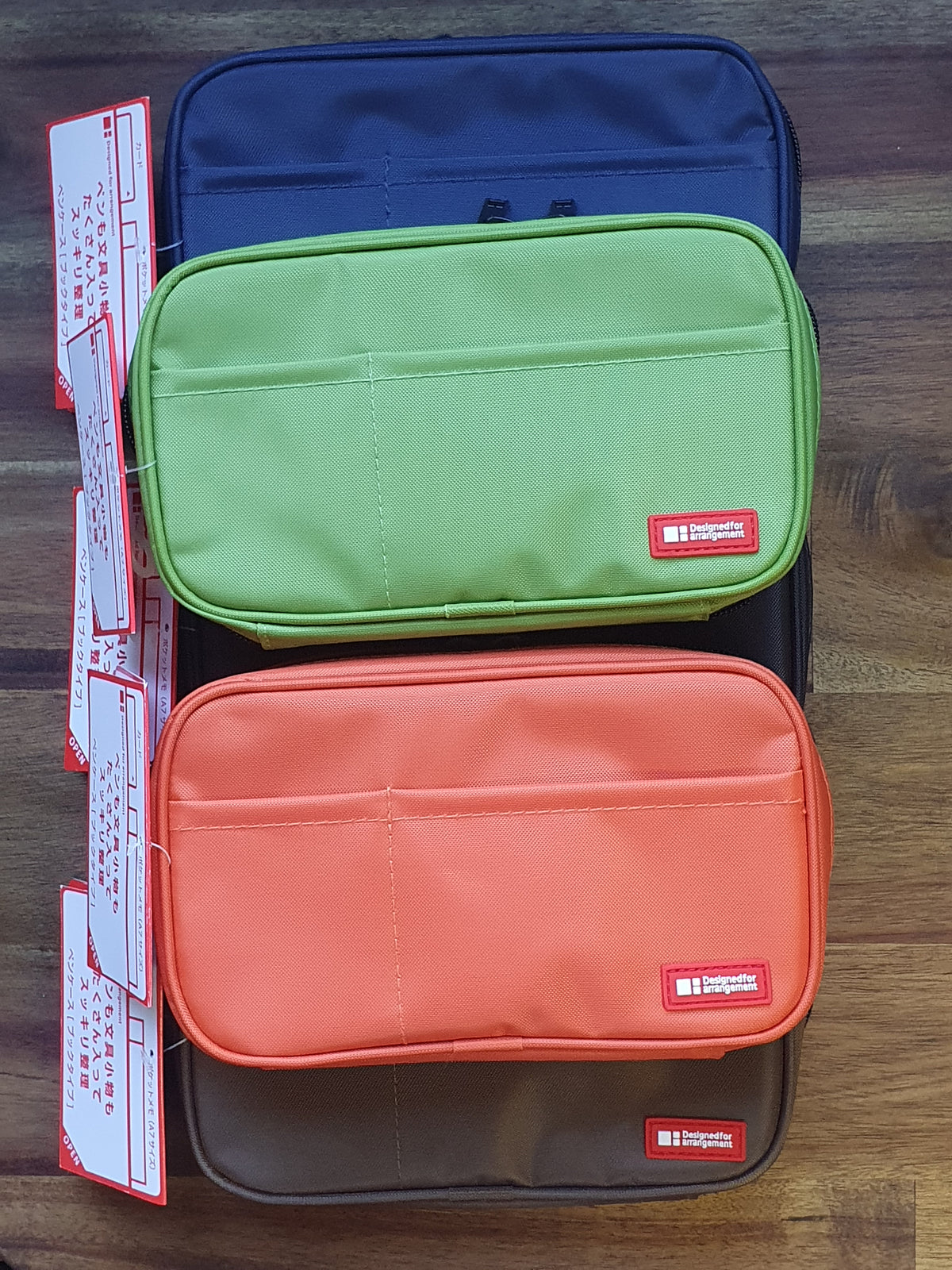 LIHIT LAB Book-Style Standard Zipper Pen Case (A7551)