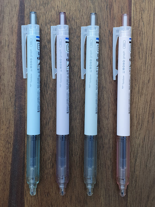 Tombow MONO Graph Lite Gel Pen - Special Barrel Series