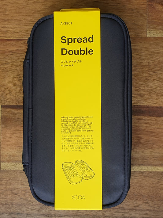 LIHIT LAB XCOA Double Spread Multifunctional Pen Case -  (A3801)