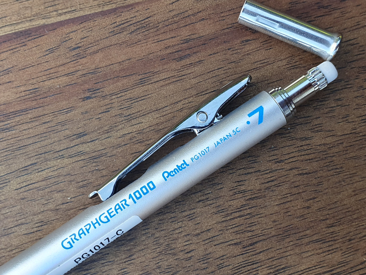 Pentel GraphGear 1000 Premium Automatic Drafting Pencil - 0.7mm Blue Barrel
