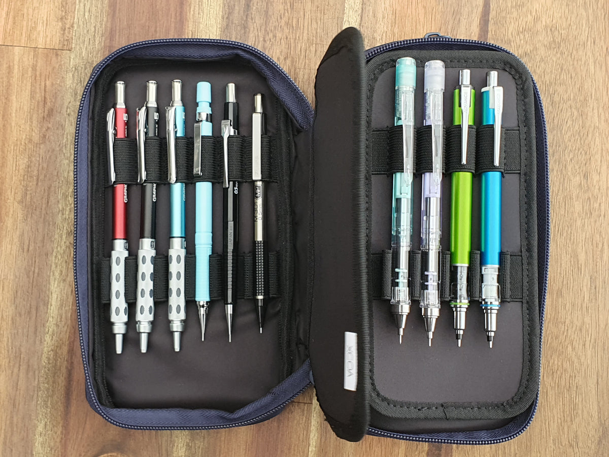 LIHIT LAB XCOA Double Spread Multifunctional Pen Case -  (A3801)