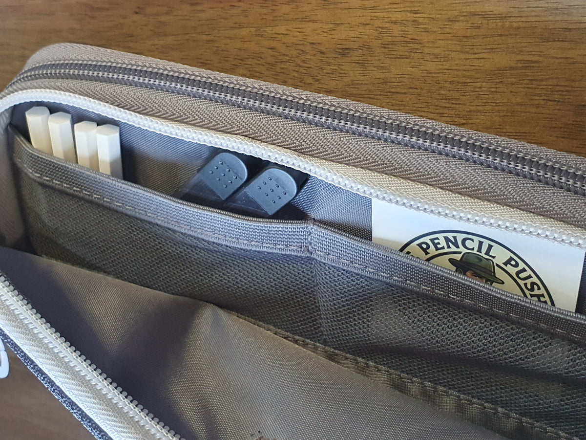 LIHIT LAB Smart Fit Double Pen Case - Large (A7661)