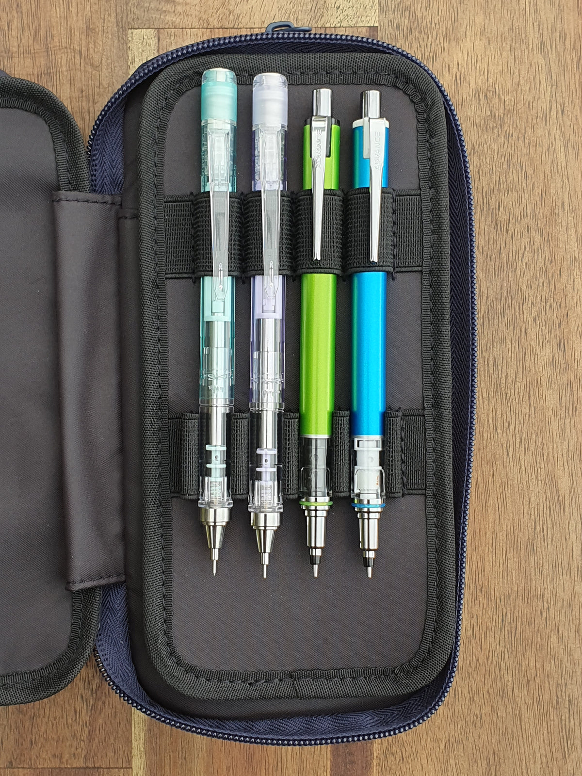 LIHIT LAB XCOA Double Spread Multifunctional Pen Case -  (A3801)